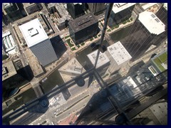 Views from Sears Tower 75 - Skydeck Ledge